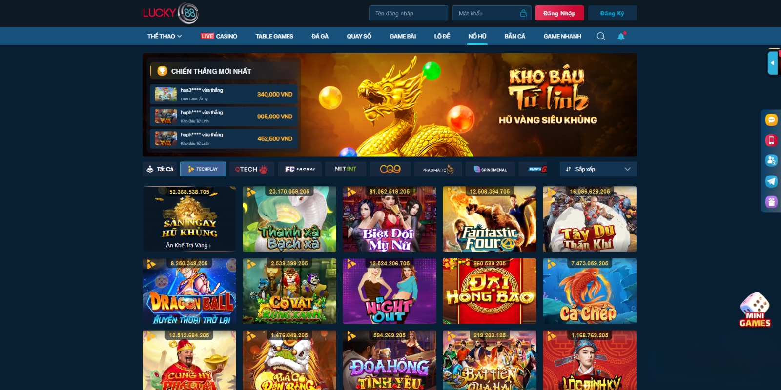 Nổ hũ Lucky88 là điểm đến không thể bỏ qua cho những ai đam mê vận may và tốc độ Nổ hũ Lucky88 là điểm đến không thể bỏ qua cho những ai đam mê vận may và tốc độ
